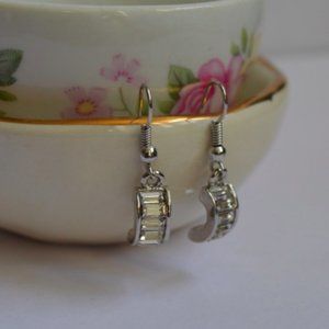Diamond Baguette Earrings